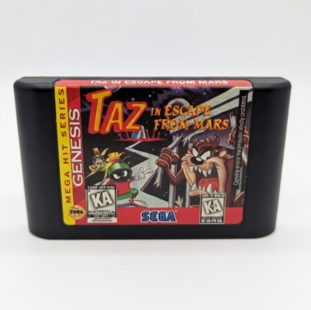Taz In Escape From Mars 🔥 Sega Genesis 🕹 Vintage Video Game